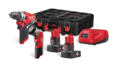 Sada aku nářadí Milwaukee M12 FPP2AW-402P (MI4933478824)